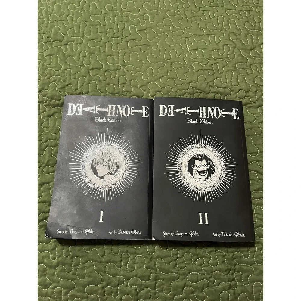 Death Note Black Edition Manga  book lot ~ Contains‎ Volume 1, 2, 3 and 4